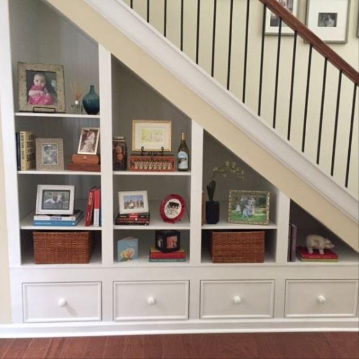Shelving Under Stairs – Square Shelving Under Stairs – Square
