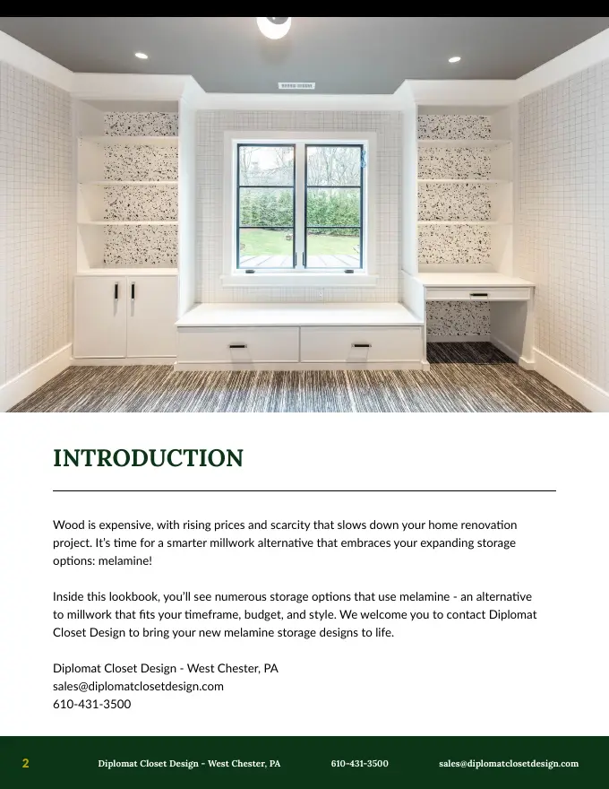 The Millwork Lookbook, sample page 2