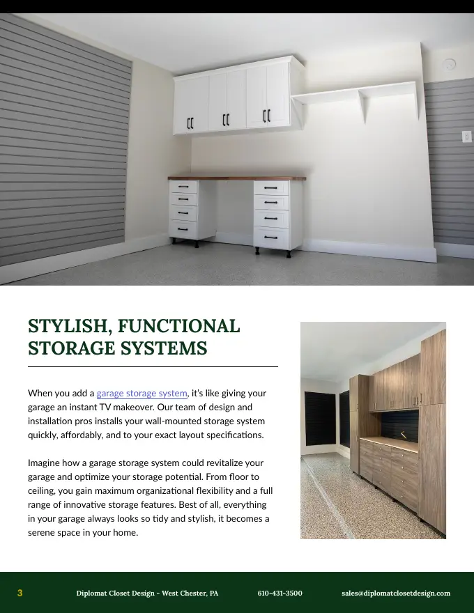 The Garage Lookbook, sample page 3