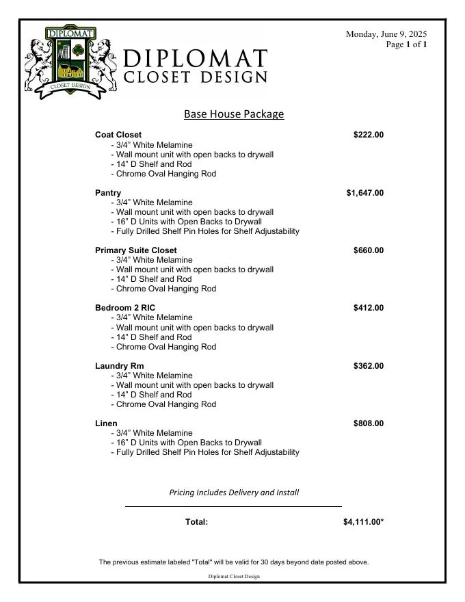 The Production Builder Lookbook, sample page 4