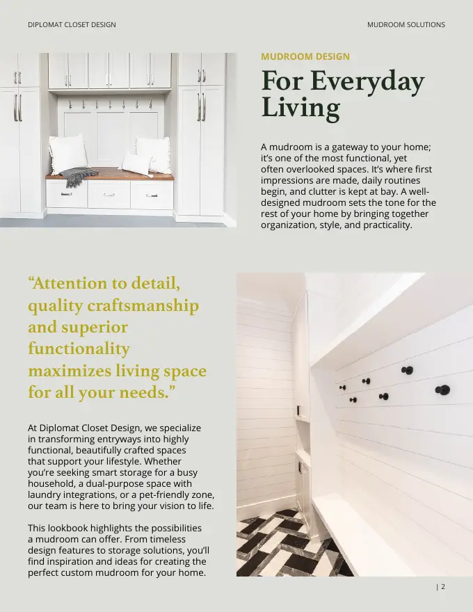 The Mudroom Lookbook, sample page 2