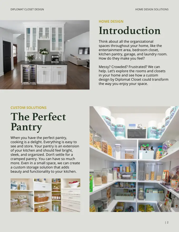 The Home Design Lookbook, sample page 2