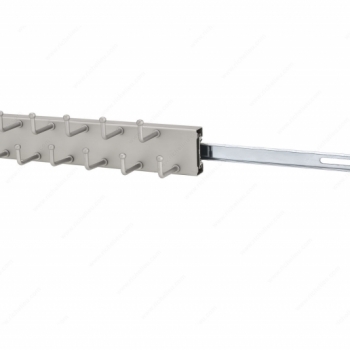 Matte Nickel Standard Tie Rack