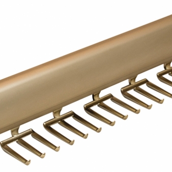 Matte Gold Tie Rack Synergy