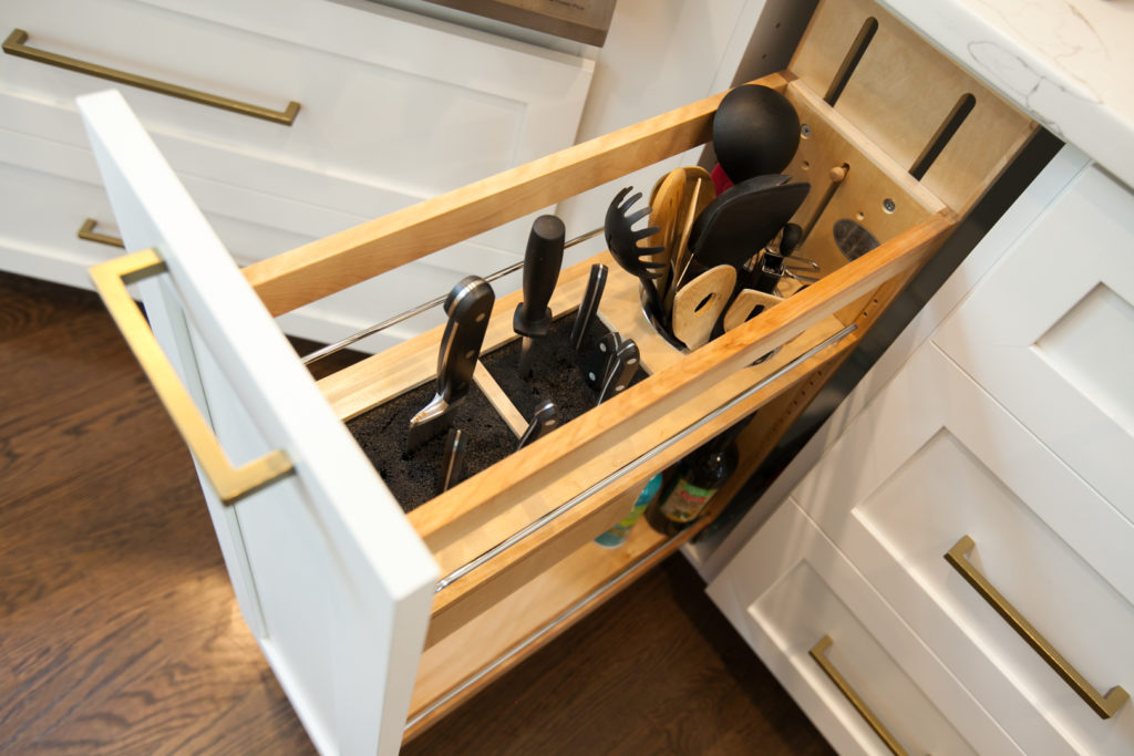 Hidden appliance storage systems for the kitchen of today 
