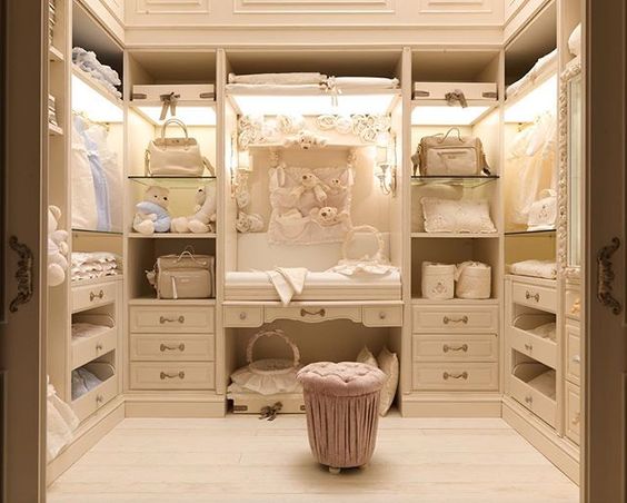 closet changing table