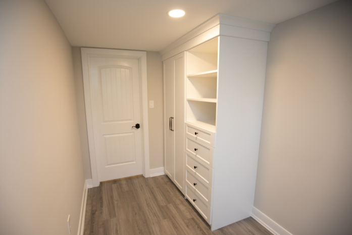 closet in hallway