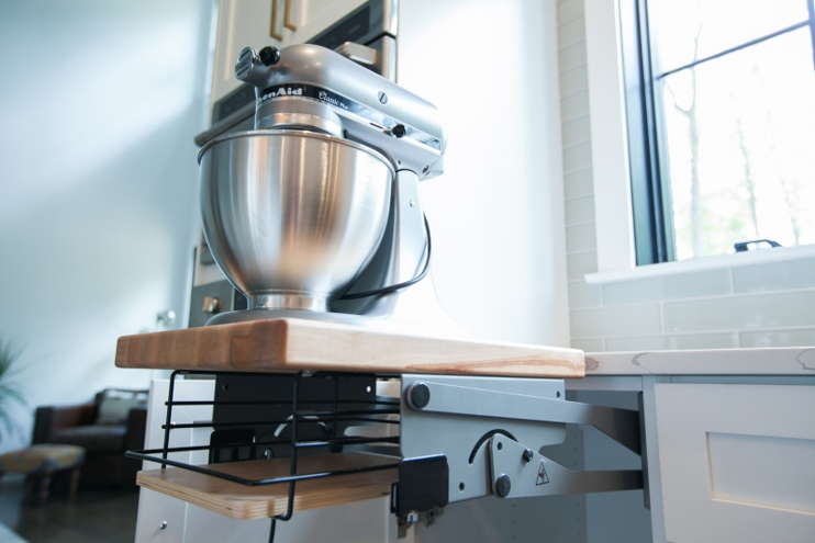 Hidden appliance storage systems for the kitchen of today 