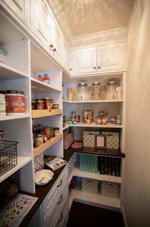 custom walk in kitchen pantry