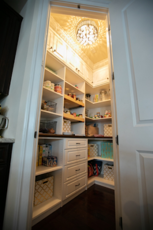 custom built-ins pantry