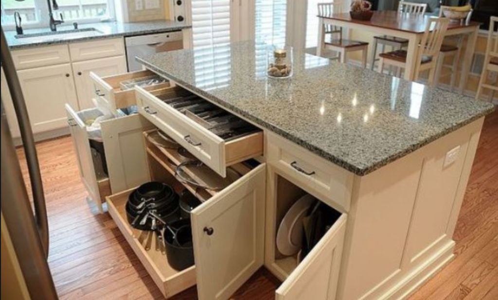 Creative and Trendy Kitchen Island Storage Solutions