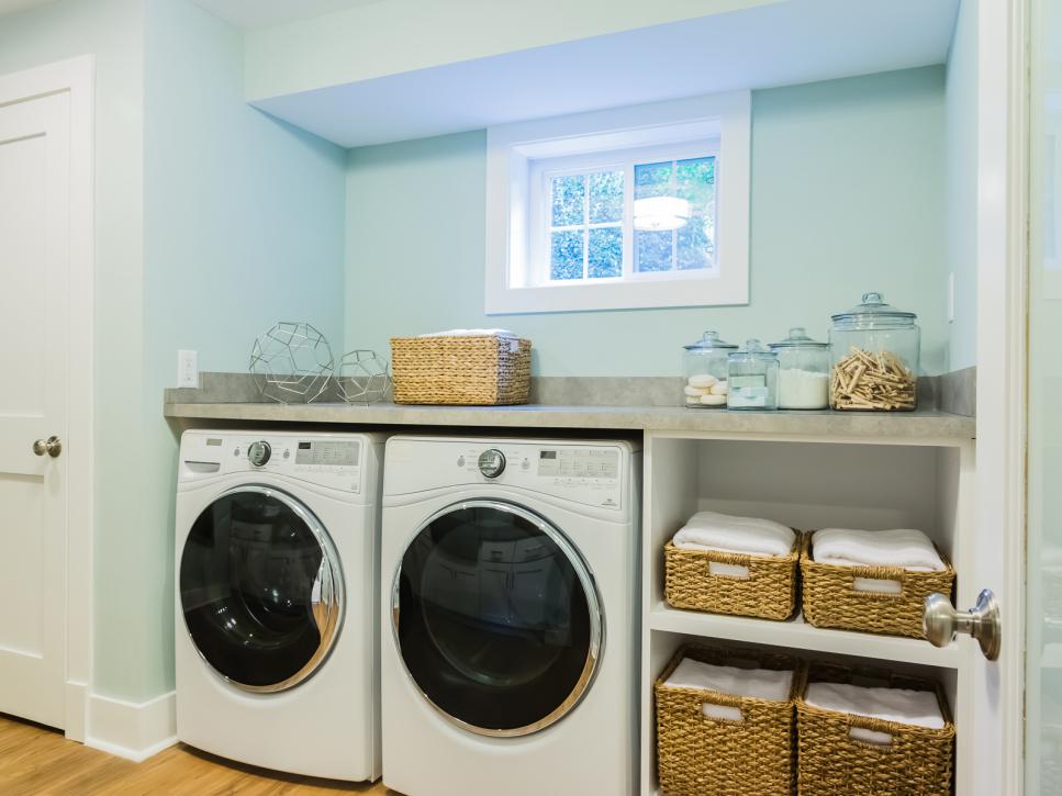basement-laundry-and-linen-organization